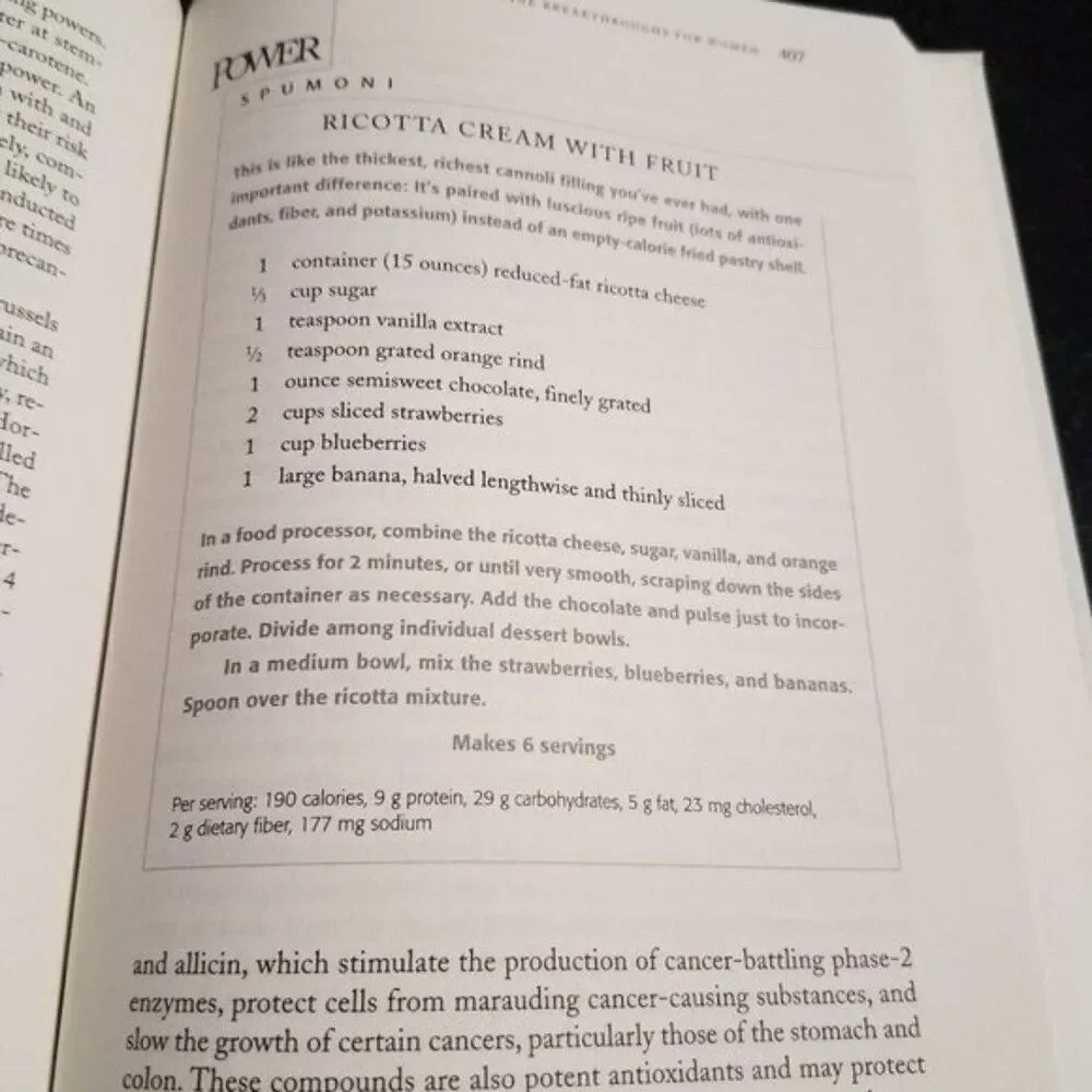 Maximum Food Power for Women Cookbook Book